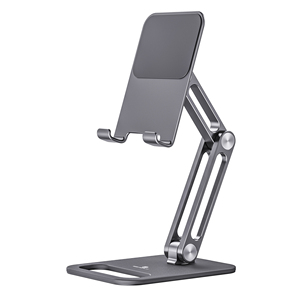 Giá Đỡ Máy Tính Bảng Bằng Hợp Kim Nhôm Gấp Gọn Dễ Vận Hành Giá Đỡ Máy Tính Để Bàn Có Thể Điều Chỉnh Giá Đỡ Máy Tính Bảng Phẳng Ổn Định Lười Biếng Cho <span class=keywords><strong>iPhone</strong></span> - Product Image 1