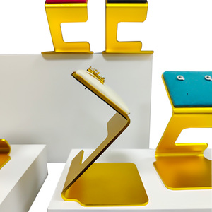 Tùy Chỉnh Mới Cao Cấp Thời Trang Z Phong Cách Trang Sức Hiển Thị Đứng Kim Loại Bông Tai Nhẫn Display Chủ - Product Image 5