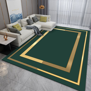 Tapis de maison en polyester de luxe de haute qualité, sur mesure, grande surface, rectangulaire, à rayures abstraites, pour salon, prière, pique-nique, moderne - Product Image 5