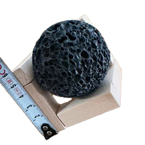 Sphères de pierre volcanique poreuse naturelle de 4 cm, boules de pierre de lave pour diffuseur d'huiles essentielles, aromathérapie, décoration d'intérieur - Product Image 1