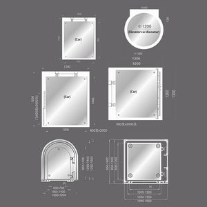 Harga Lift bulat kaca kapsul perumahan observasi pandangan panorama - Product Image 6