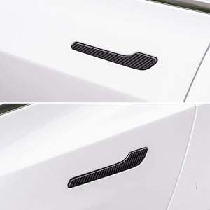 Protector de Manijas de Puerta de Coche en Oferta, Adhesivo para Tesla Model 3 Y, Fibra de Carbono ABS, Estilo Premium, Accesorios Duraderos - Product Image 5