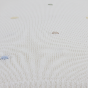 Manta de Bebé de Conejo de Punto de Algodón Suave con Relleno de Algodón PP y Forro de Malla para Aliviar el Estrés, para Cumpleaños - Product Image 1