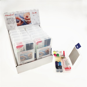 ขายส่ง varions ประเภทปฏิบัติชุดจักรเย็บผ้าท่องเที่ยวสิบ latticed กล่อง - Product Image 1