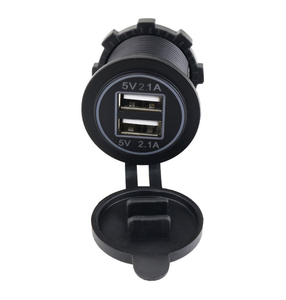 โวลต์มิเตอร์ดิจิตอล LED สำหรับรถยนต์ คุณภาพสูง 12-24V DC กำลังไฟ 20W 4.2A กันน้ำ ทนไฟ ได้รับการรับรองมาตรฐาน CE/FCC - Product Image 1