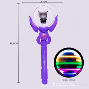 <b>Light</b>-Up Windmill New Dolphin & Dragon Cartoon Musical Magic <b>Light</b>-up Wand Plastic Rotating <b>Flash</b> Stick Party & Festival - Product Image 5