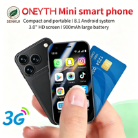Teléfono Inteligente A17 Mini Android 8.1 en Oferta, Pantalla de 3.0 Pulgadas, 2GB+16GB, Doble SIM, Doble Cámara, Red 3G, Pequeño Regalo, Batería de 900mAh