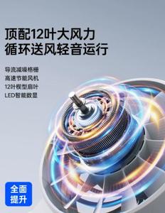 พัดลมมือถือ JISULIFE รุ่น Life7 ความจุแบตเตอรี่ 5000mAh หน้าจอ LED ปรับความเร็วได้ 5 ระดับ พับเก็บได้ พกพาสะดวก ใช้งานได้หลากหลาย ทั้งแบบตั้งโต๊ะ มือถือ และพัดลมคล้องคอ - Product Image 3