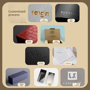 Caja de Regalo de Papel Kraft Personalizada, Caja de Regalo Negra con Tapa Cielo y Tierra, Caja de Embalaje Grande, Caja de Regalo para Cosméticos Personalizada - Product Image 4