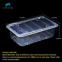 Boîte de rangement alimentaire en plastique PET, vente chaude en usine, pour pain, gâteaux, biscuits, etc. – Contenants de collection pour aliments de loisirs.