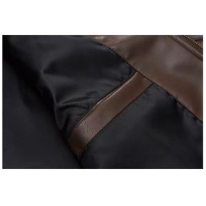 Hombres Guardianes DE LA Galaxia <span class=keywords><strong>Star</strong></span> Lord Chris Pratt Biker Cafe Racer Faux Leather Jacket Ladies PU Jacket - Product Image 4