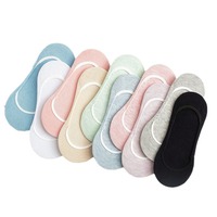Chaussettes bateau pour femmes, sans talon, antidérapantes, fines, invisibles, absorbant la transpiration, respirantes et désodorisantes