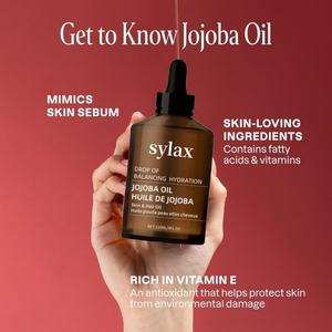 Aceite de Jojoba para el Cuidado Facial, Hidratación Corporal, Nutrición Capilar, Reparación, Masaje, Calmante, Una Botella Resuelve la Sequedad Corporal Completa - Product Image 1