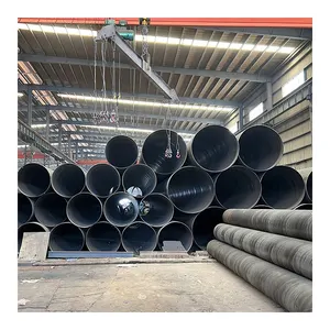 High Quality Welded Tube Pipe Spiral Steel Carbon Metal Waterproof Price Pipe Round Structure