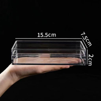 Romantique Moderne LED Veilleuse À La Main ABS Lampadaire Blanc Chaud Neige Paysage Mini 20 Rectangle pour Chambre À Piles