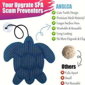 Turtle Shape Oil-Absorbing Filter Sponge for Hot Tubs and Swimming Pools Hot Tub Swimming Pool Accessories - Product Image 3