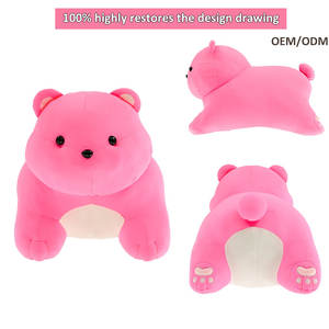 Özel peluş hayvan yastık sevimli kabarık ayı en iyi yapılan oyuncaklar dolması hayvanlar ağırlıklı kokulu özel tombul peluş - Product Image 3