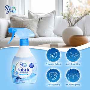 400ml Fresh Cotton Scented <b>Fabric</b> <b>Spray</b> Factory Anti-Electrostatic Deodorization for Laundry and <b>Fabric</b> Care - Product Image 1