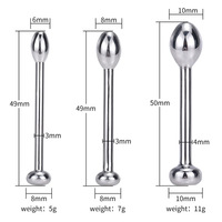 Nouveau dispositif de chasteté masculin en acier inoxydable avec tube de stimulation, perles urétrales et sonde