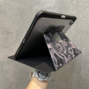 Étui antichoc vintage à motifs floraux pour <span class=keywords><strong>iPad</strong></span> <span class=keywords><strong>10</strong></span>/11 <span class=keywords><strong>pouces</strong></span> Air 13 <span class=keywords><strong>pouces</strong></span> Pro 12.9 11 PRO - Product Image 6
