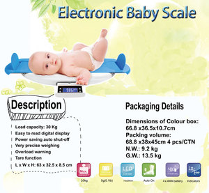 Cân Cho Trẻ Sơ Sinh Bằng Nhựa Abs Độ Chính Xác Cao 100Kg Cân Kỹ Thuật Số Cho Bé Và Mẹ - Product Image 2