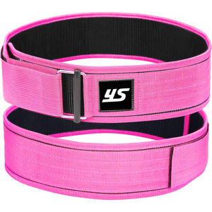 Cinturón de Levantamiento de Pesas para Hombre - Cinturón de Halterofilia Resistente con Gancho y Bucle, Soporte Lumbar Ajustable para Gimnasio - Product Image 5