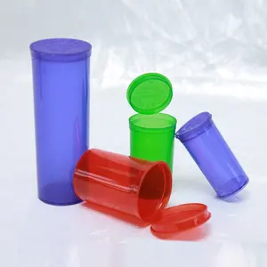 Plastic Pop Top Container Rx Medicine Pop Top Drug Container Bottle