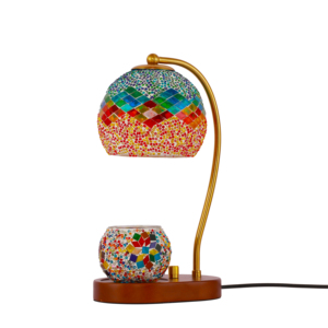 Türkische Mosaik-Tischlampe mit mehrfarbigem Glas und Mosaik-Aromatherapie-Kerzenhalter als Weihnachtsgeschenk für die Dekoration - Product Image 4