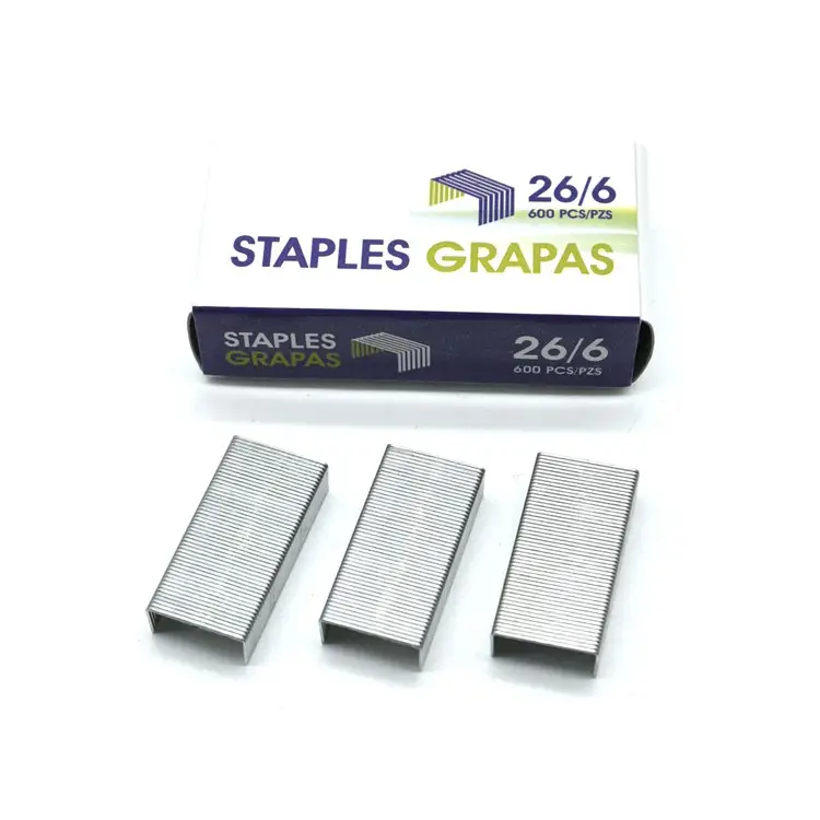 Trung Quốc Văn Phòng Phẩm Nhà Cung Cấp Staple Pin 26/6 26/8 (Nhà Máy) Chất Lượng Cao Giá Thấp Hơn Mặt Hàng Chủ Lực 26 6 266