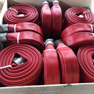 Prezzo di fabbrica tubo antincendio in tela con rivestimento singolo da 1-8 pollici tubo flessibile in gomma per manichetta antincendio