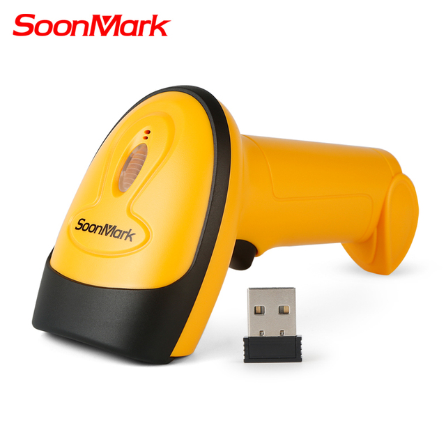 For Supermarket USB Interface Inventory 1D Handheld Barcode Scanner With Display