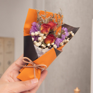 Mini rosa eterna Gypsophila piccolo Bouquet di fiori decorativi di seta <span class=keywords><strong>per</strong></span> la laurea del giorno dell'insegnante di <span class=keywords><strong>San</strong></span> <span class=keywords><strong>Valentino</strong></span>-<span class=keywords><strong>idee</strong></span> regalo - Product Image 4