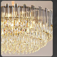 Suspension de lustre de luxe d'éclairage moderne pour des lustres et des suspensions de salon de salle à manger