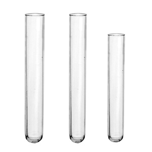 12*75mm 5ml दौर नीचे Polystyrene पुनश्च Rimless प्लास्टिक टेस्ट ट्यूब