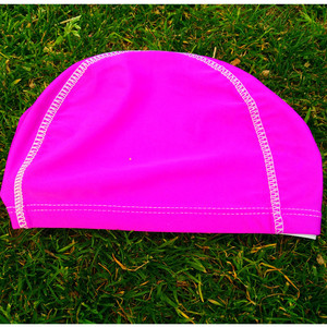 Bonnet de bain en nylon et polyester, couleur unie, unisexe, pour la natation et les sports nautiques, styles variés multicolores - Product Image 4