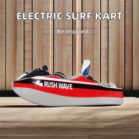 Bateau/Jetski électrique miniature unisexe, haute vitesse, batterie au lithium, fibre de verre, respectueux de l'environnement, divertissement aquatique, planche de surf, karting rapide