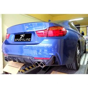 Difusor Trasero Deportivo M de Fibra de Carbono F32 con Salidas de Escape Cuádruples para <span class=keywords><strong>BMW</strong></span> F33 F36 13-19 - Product Image 3