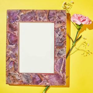 Cadre photo de chambre à coucher pour la décoration intérieure Cadre photo en résine fait à la main de haute qualité Cadre photo en marbre unique pour salon - Product Image 2