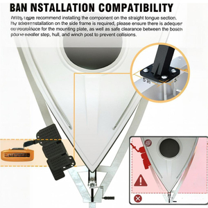Ambitieuze Heavy-Duty Bootladdertrappen Met Antislip Aanhangwagens Met Tongstep Compatibel Met 4 Treden - Product Image 3