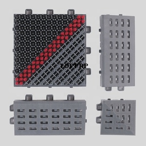 Tapis d'entrée commercial antidérapant 3 en 1 en EVA, lavable et à emboîtement - Product Image 2