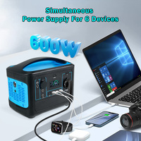 Sistem Penyimpanan Daya Darurat Portabel Luar Ruangan 600W 220V/110V Lithium Iron Phosphate Power Bank Mobile Anti Overcharge/Overload