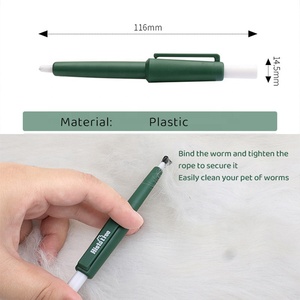 Logo personnalisé Produits de nettoyage pour animaux de compagnie Piège à puces en plastique Pet Tick Remover Tools Pen - Product Image 3