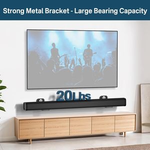 Notiela <strong>Soundbar</strong> Mount <strong>Shelf</strong> for for for Vizio for Onn-Wall Mount Bracket for Sound Bars and TV - Product Image 5
