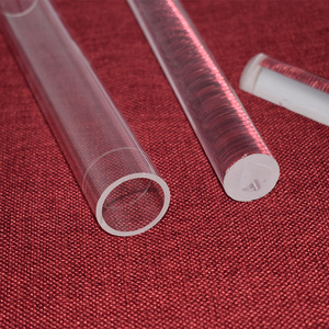 Tubo de vidro de quartzo transparente fundido para termopar - Product Image 6