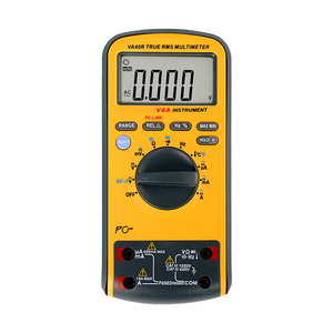 5999 multimètre numérique VA40R Kit d'outils de Test électrique LCD rouge comprenant des fils de testeur de sortie de tension sans contact CAT IV 600V - Product Image 1