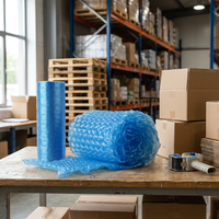 Coussin d'air gonflable écologique et flexible en mousse plastique PBAT+PLA, style rouleau, résistant aux chocs, dégradable