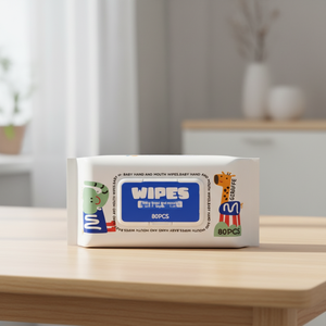 Toallitas Húmedas para Bebé OEM, 80 Piezas, con Tapa, para Recién Nacidos, Manos, Boca, Trasero, Desechables, Sin Perfume, Portátiles, Extra Gruesas, Limpiadoras, Suaves - Product Image 2
