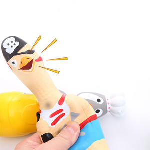 Lattice non tossico cane giocattolo a forma di pollo divertente Squeaky giocattolo cane giocattolo con il suono - Product Image 4