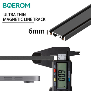 Sistema de luz de pista LED magnético ultrafino con montaje en superficie interior empotrada Luz de rejilla de foco de alta calidad hacia abajo - Product Image 2