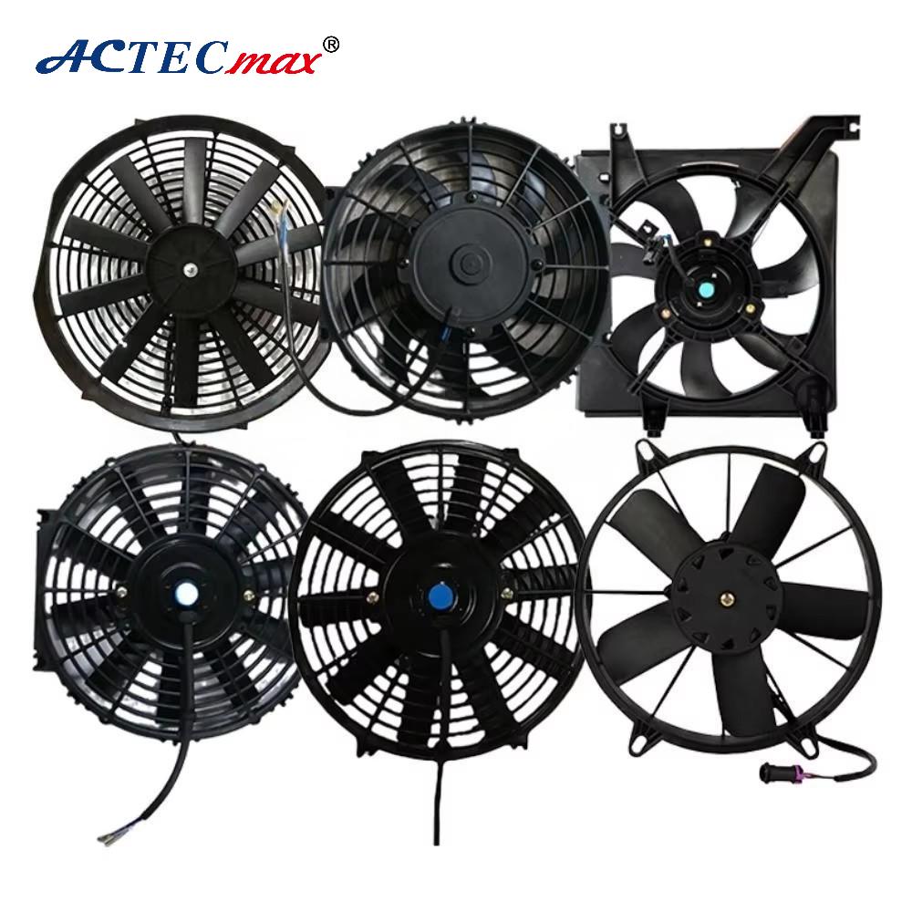 Universal 10-12V Electric Radiator Cooling Fan With Mounting Zip